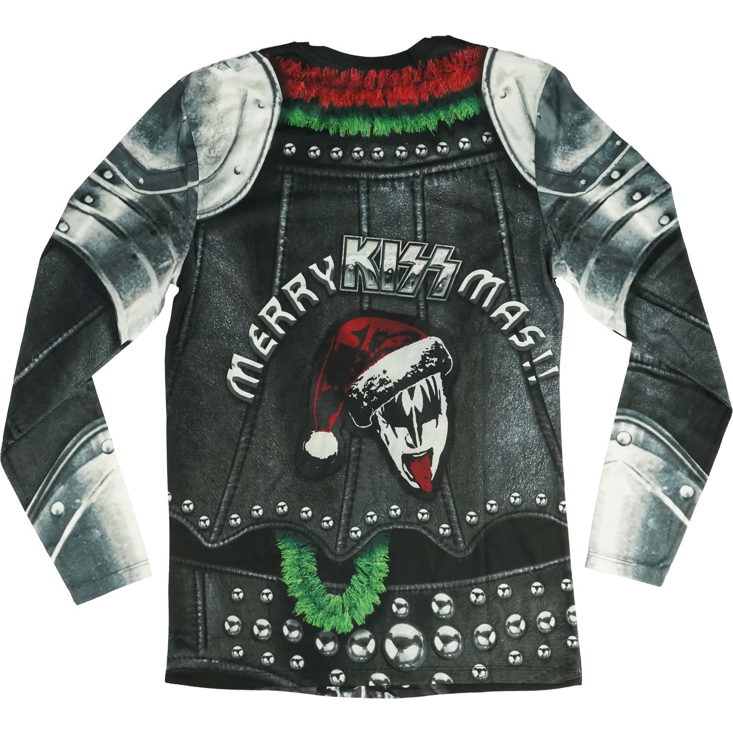 KISS The Demon Ugly Xmas Long Sleeve Back