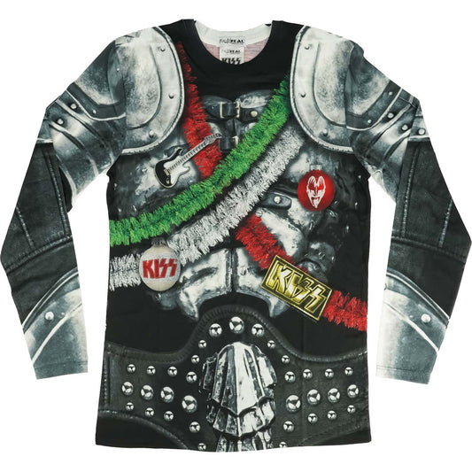 KISS The Demon Ugly Xmas Long Sleeve Front
