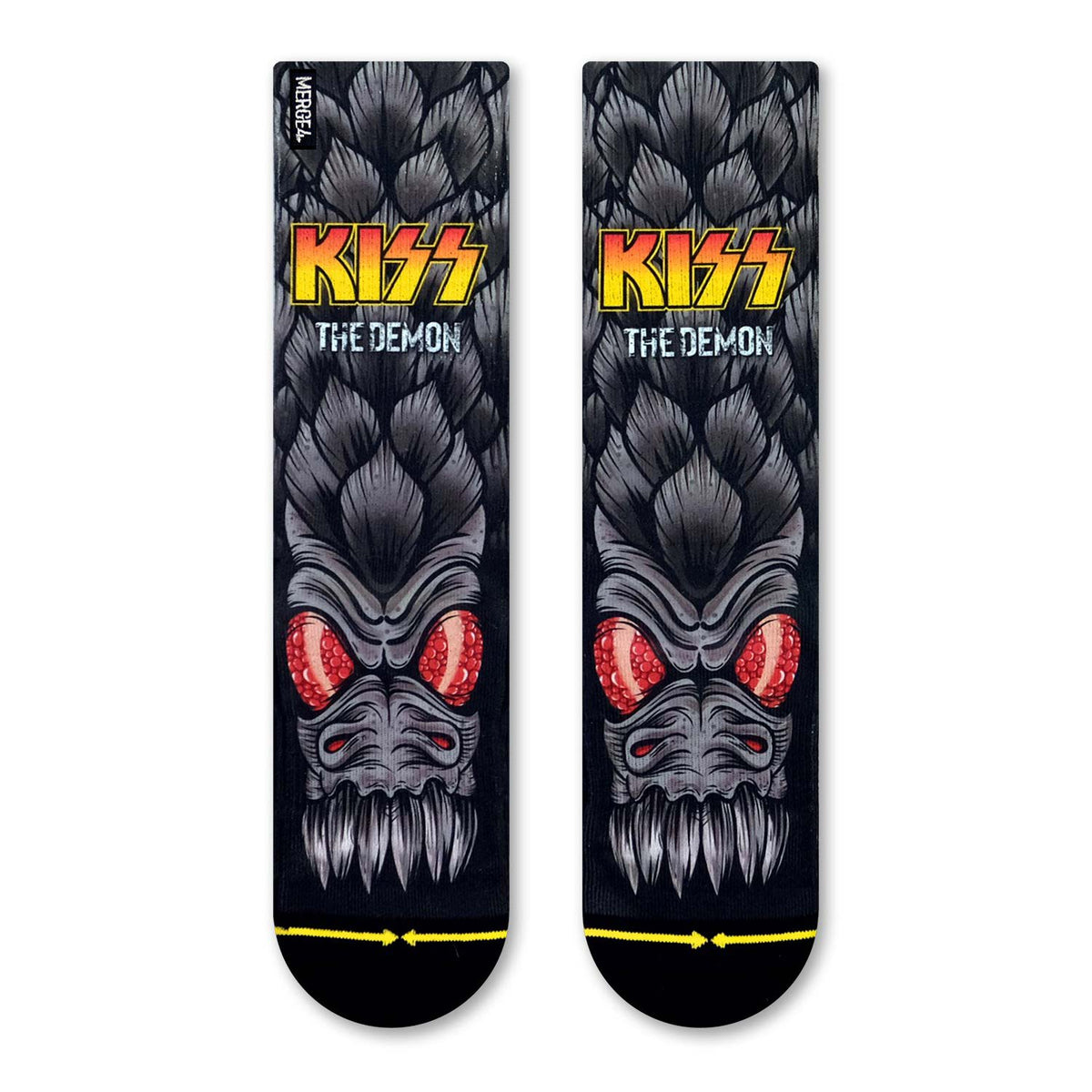 KISS The Demon Boot Socks Front