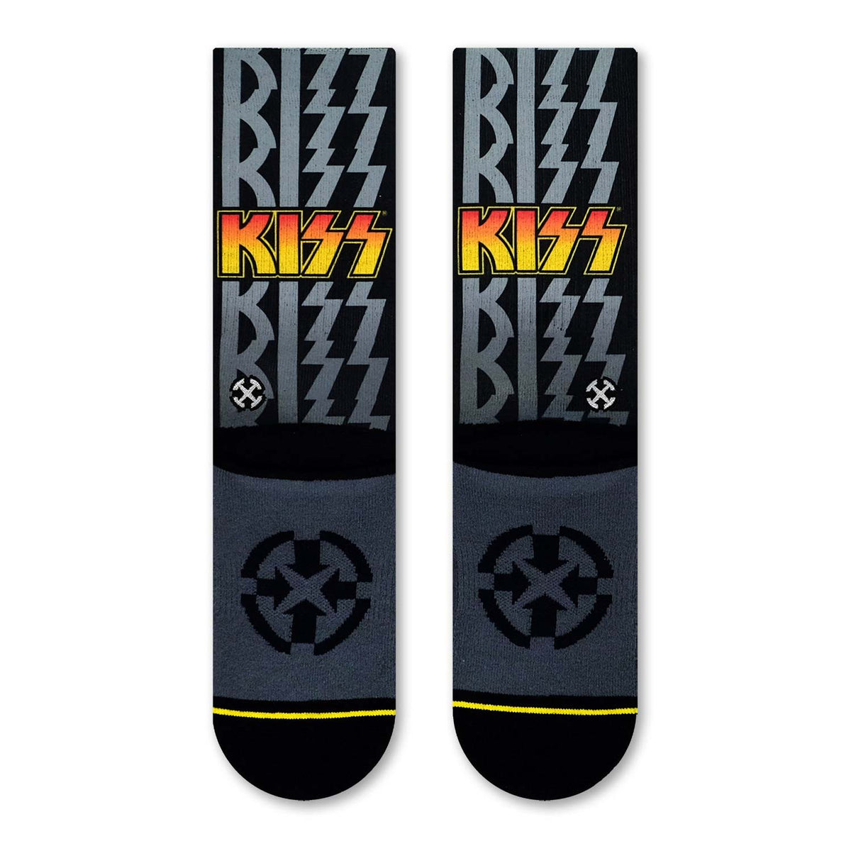KISS Logo Socks Back