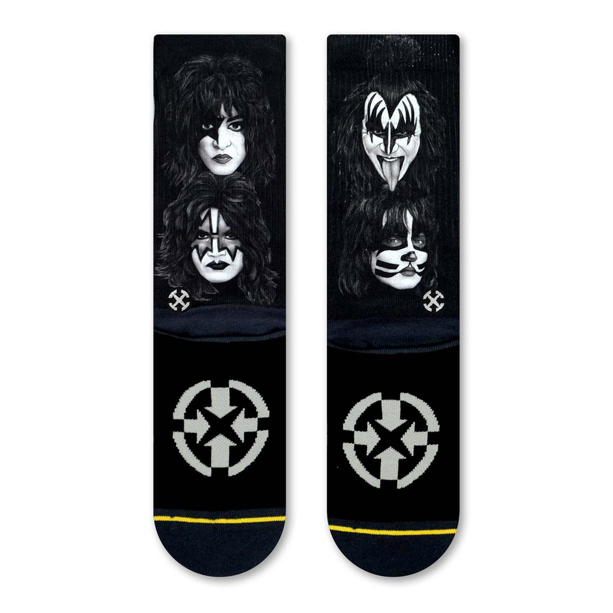 KISS Faces Socks Back