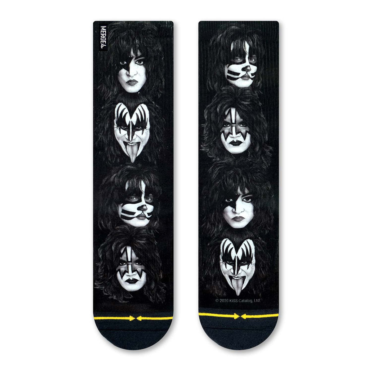 KISS Faces Socks Front