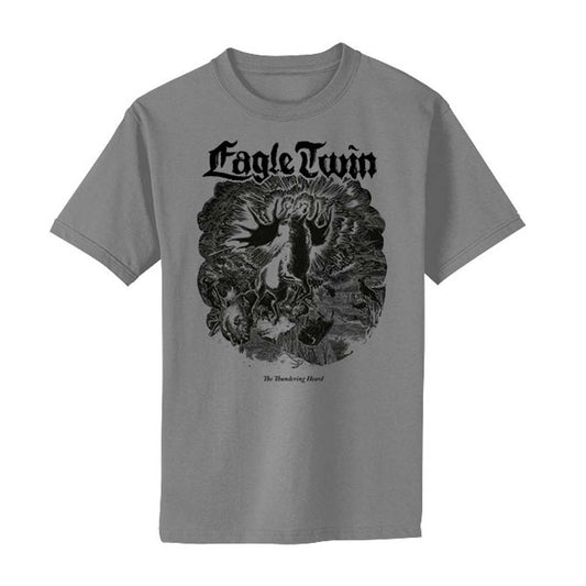Eagle Twin Thundering Heard Cover Shirt Slim Fit T-shirt Front