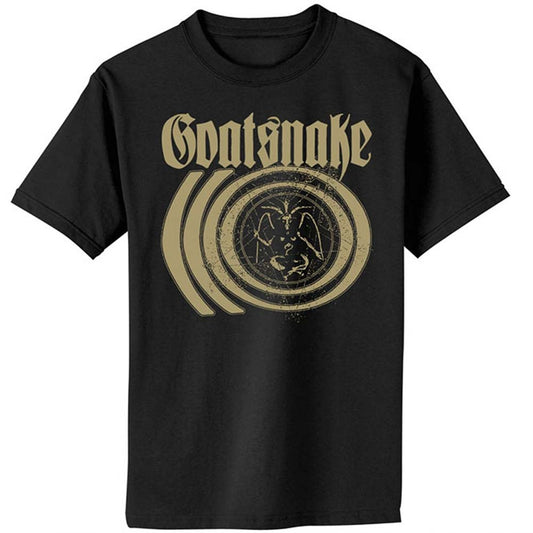 Goatsnake Original Baphomet GOLD Shirt Slim Fit T-shirt Front