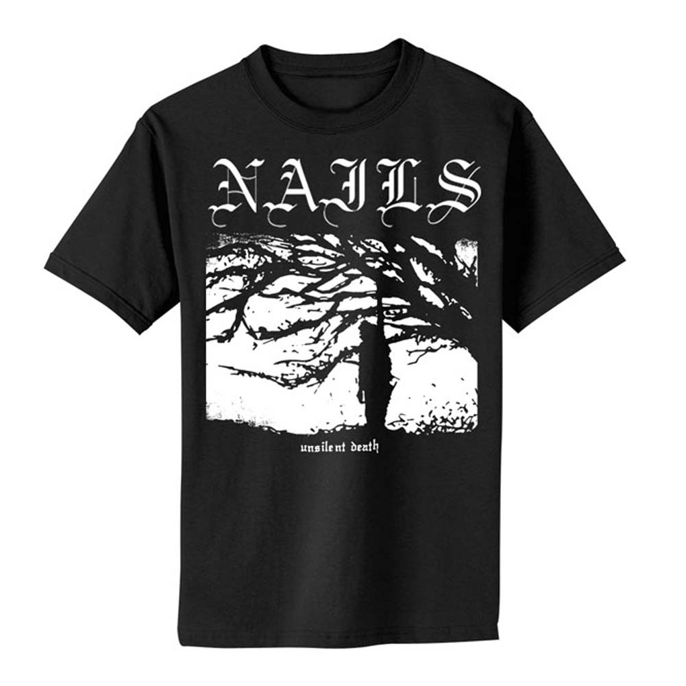 Nails Unsilent Death Shirt Slim Fit T-shirt Front