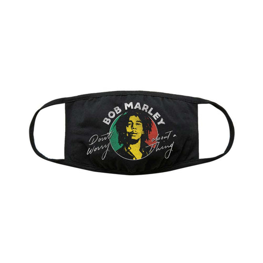 Bob Marley Don't Worry Face Mask Front