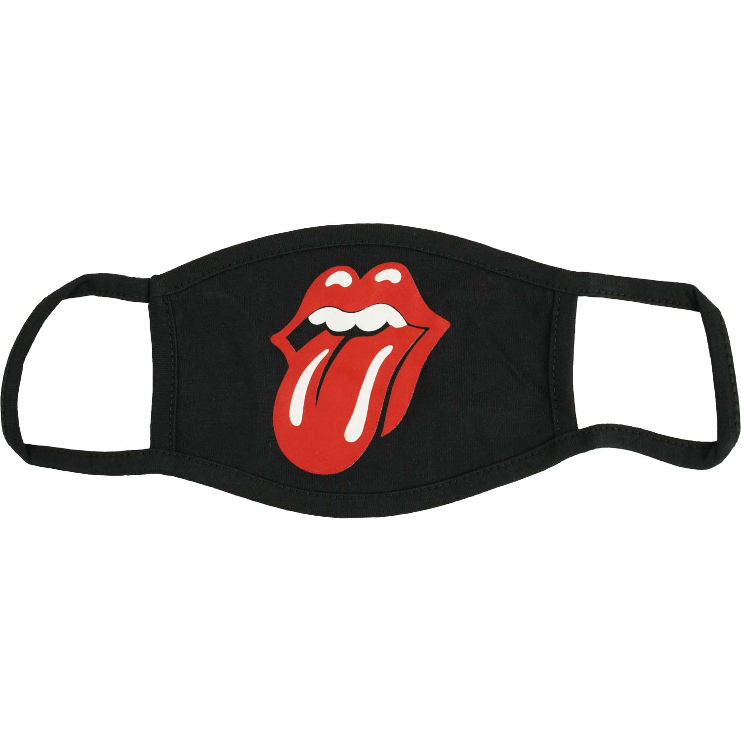 Rolling Stones Classic Tongue Face Mask Front