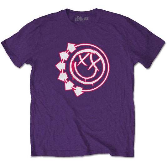 Blink 182 Six Arrow Smiley Slim Fit T-shirt Front