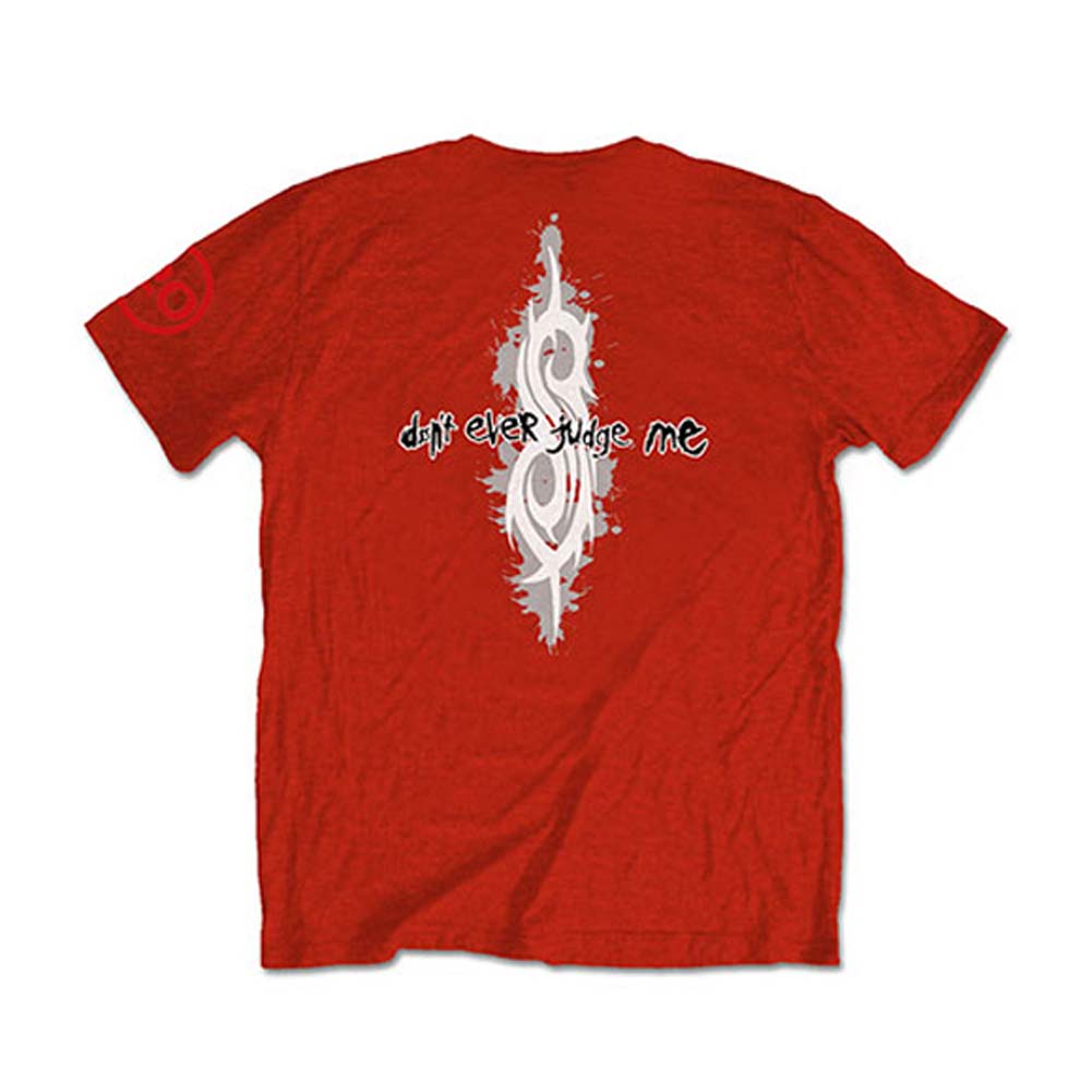 Slipknot 20th Anniversary Don't Ever Judge Me (Arm & Back Print) Slim Fit T-shirt Back