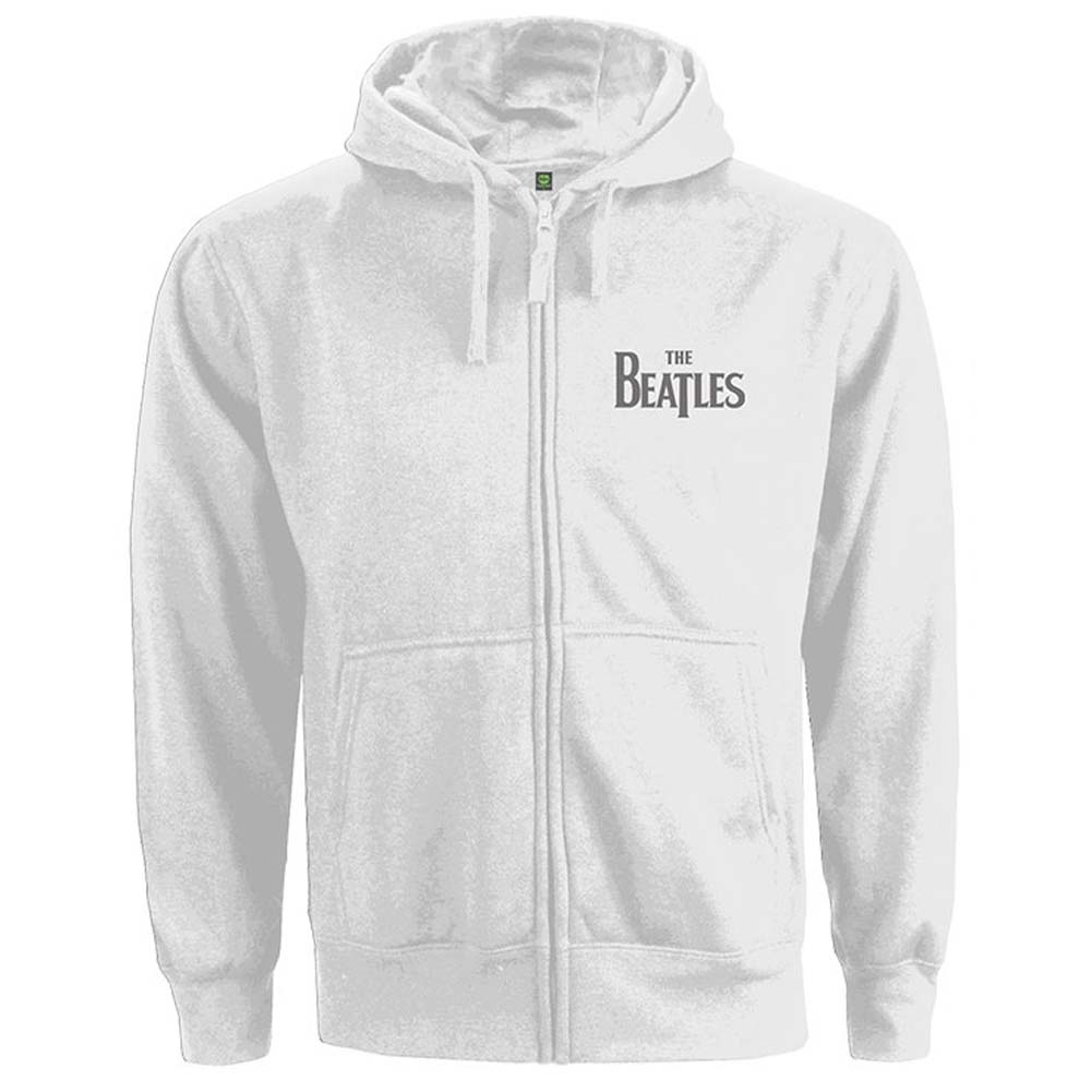 Drop T Logo (Back Print) Ladies Zipped Hoodie Junior Top