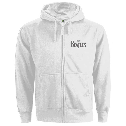 Drop T Logo (Back Print) Ladies Zipped Hoodie Junior Top