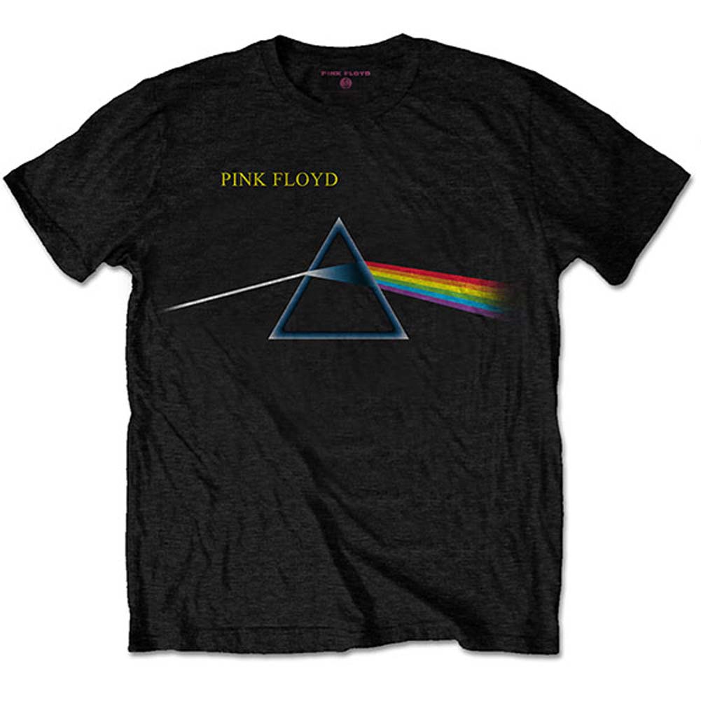 Pink Floyd Dark Side of the Moon Flipped (Back Print) Slim Fit T-shirt Front