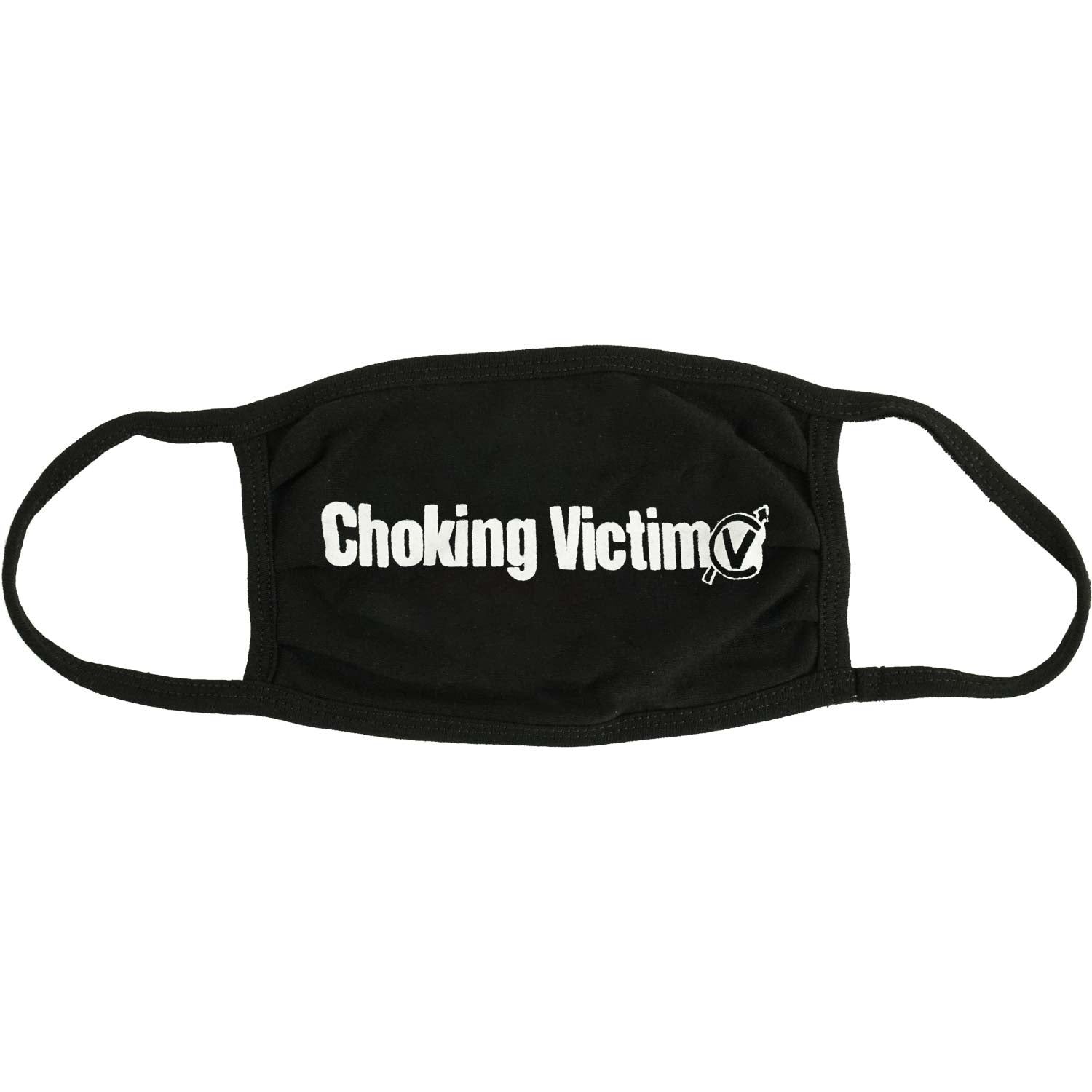 Choking Victim Logo Face Mask Front