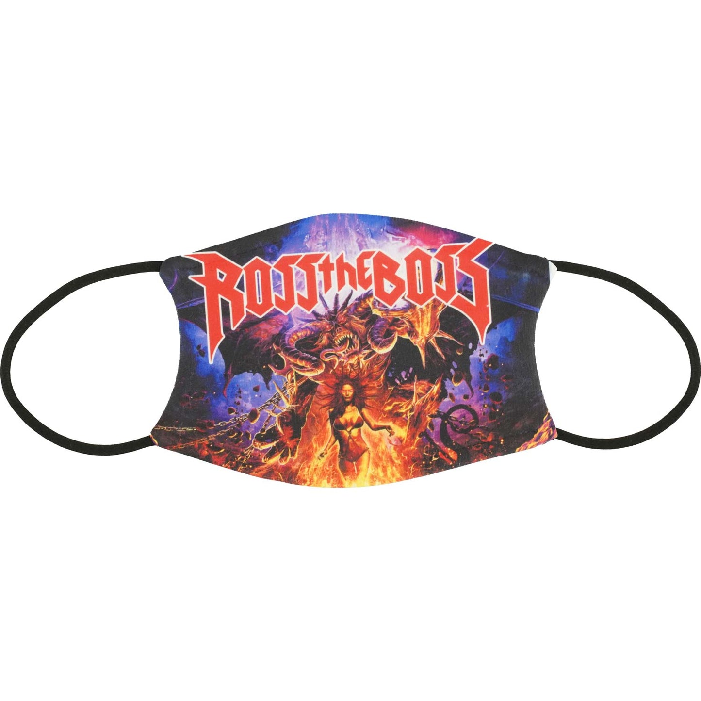 Ross The Boss Born Of Fire Face Mask Front