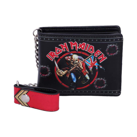Iron Maiden Trooper Wallet Tri-Fold Wallet Front