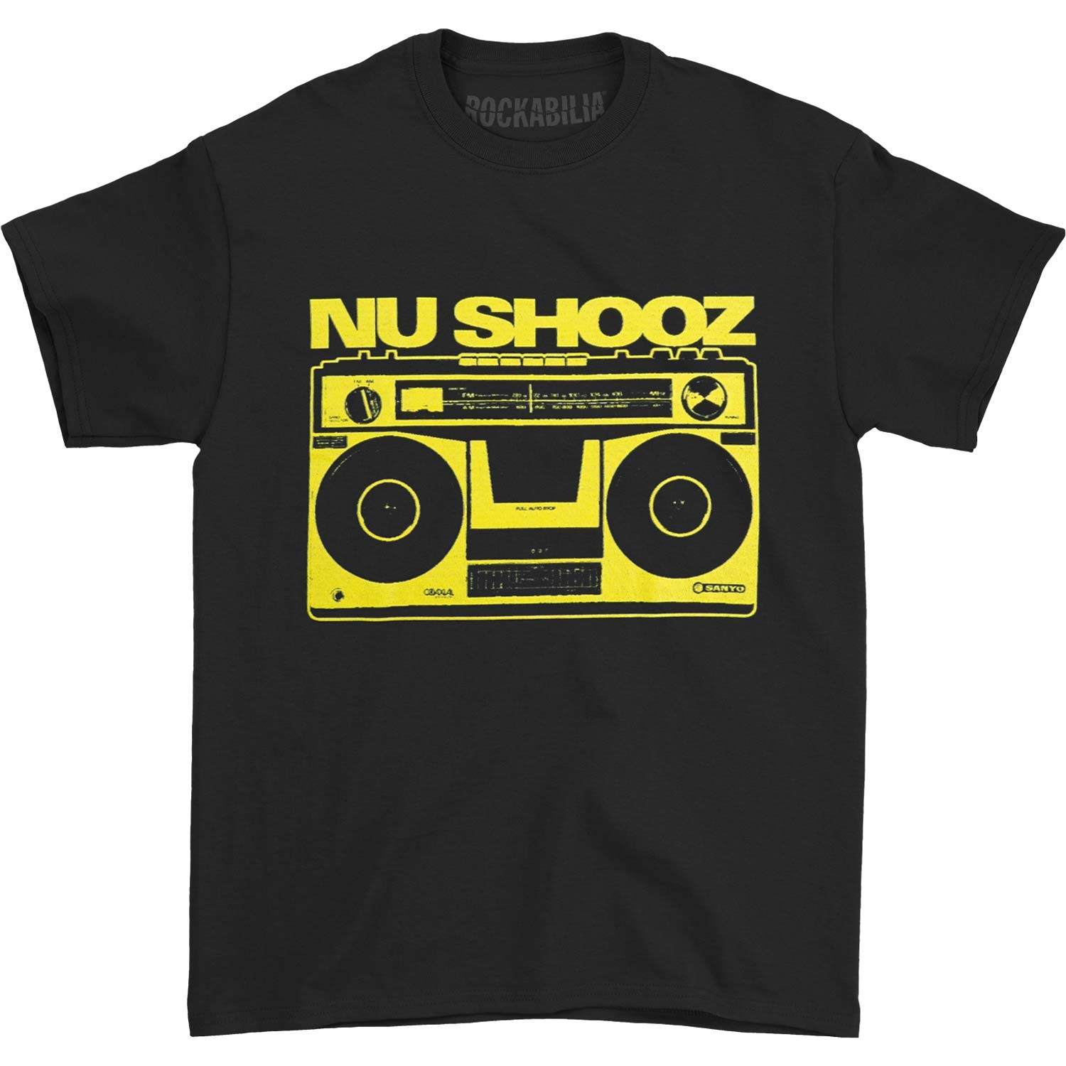Nu Shooz Boom Box T-shirt Front