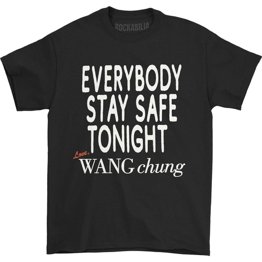 Wang Chung Stay Safe T-shirt Front