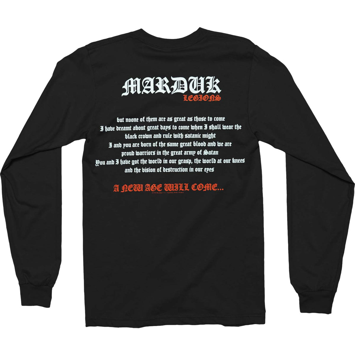 Marduk Legions Long Sleeve Back