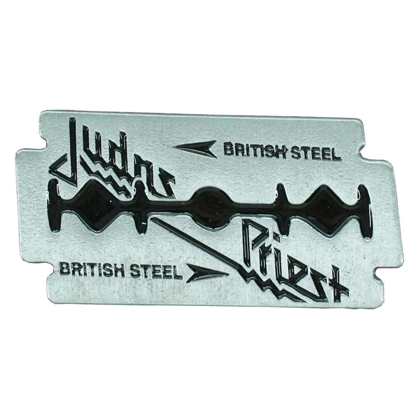 Judas Priest British Steel Pewter Pin Badge
