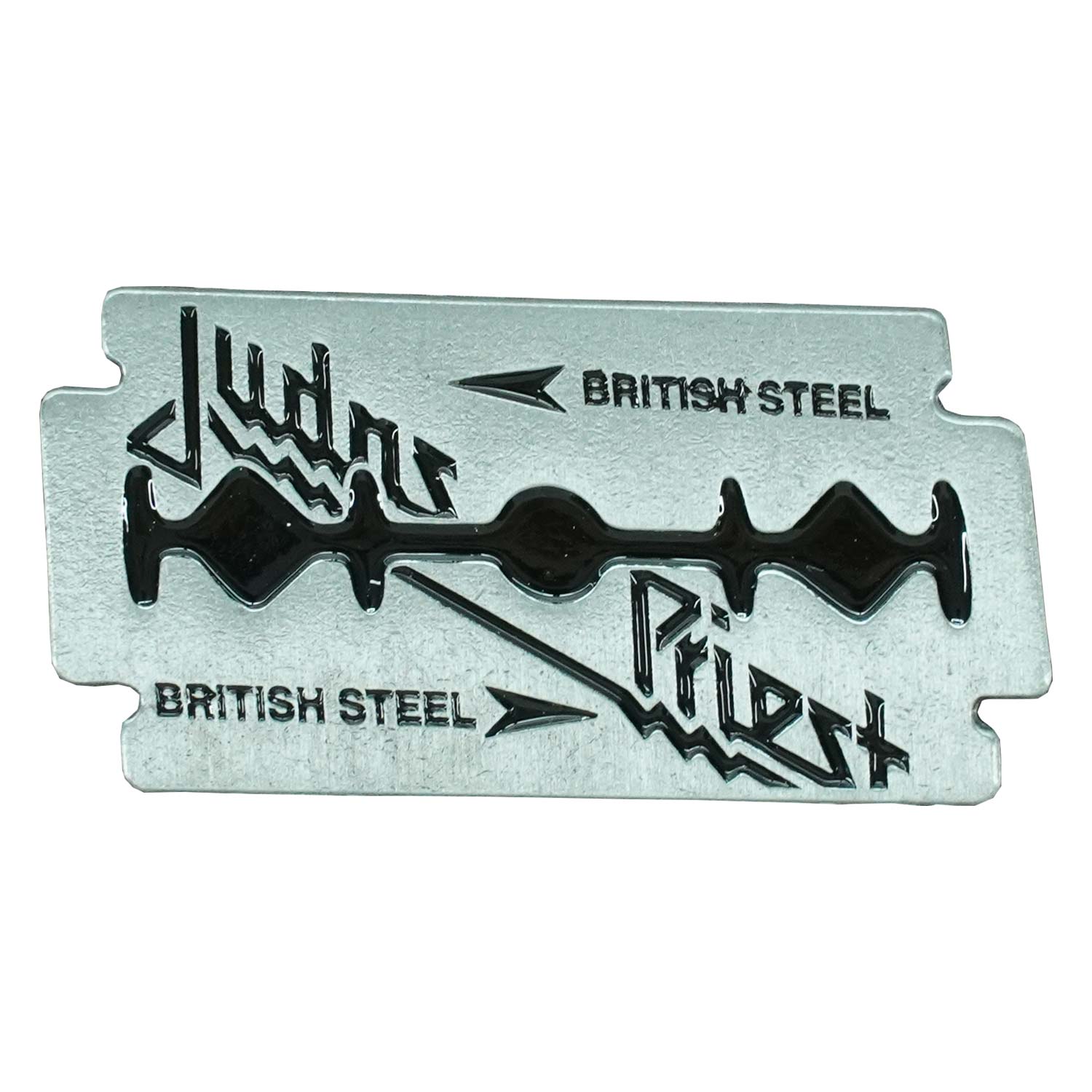 Judas Priest British Steel Pewter Pin Badge