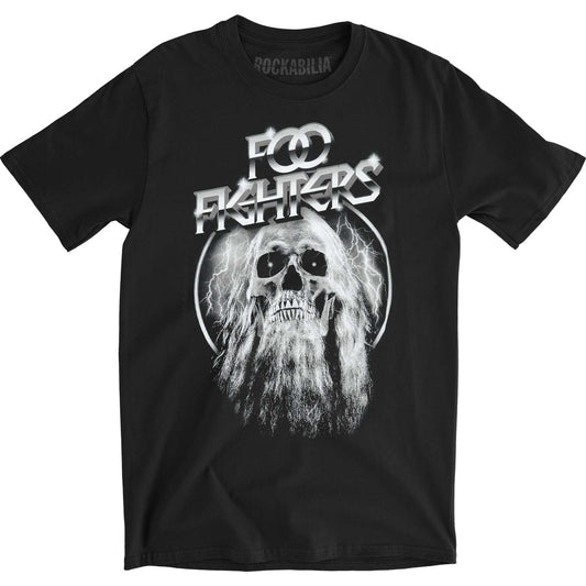 Foo Fighters Bearded Skull Slim Fit T-shirt Front