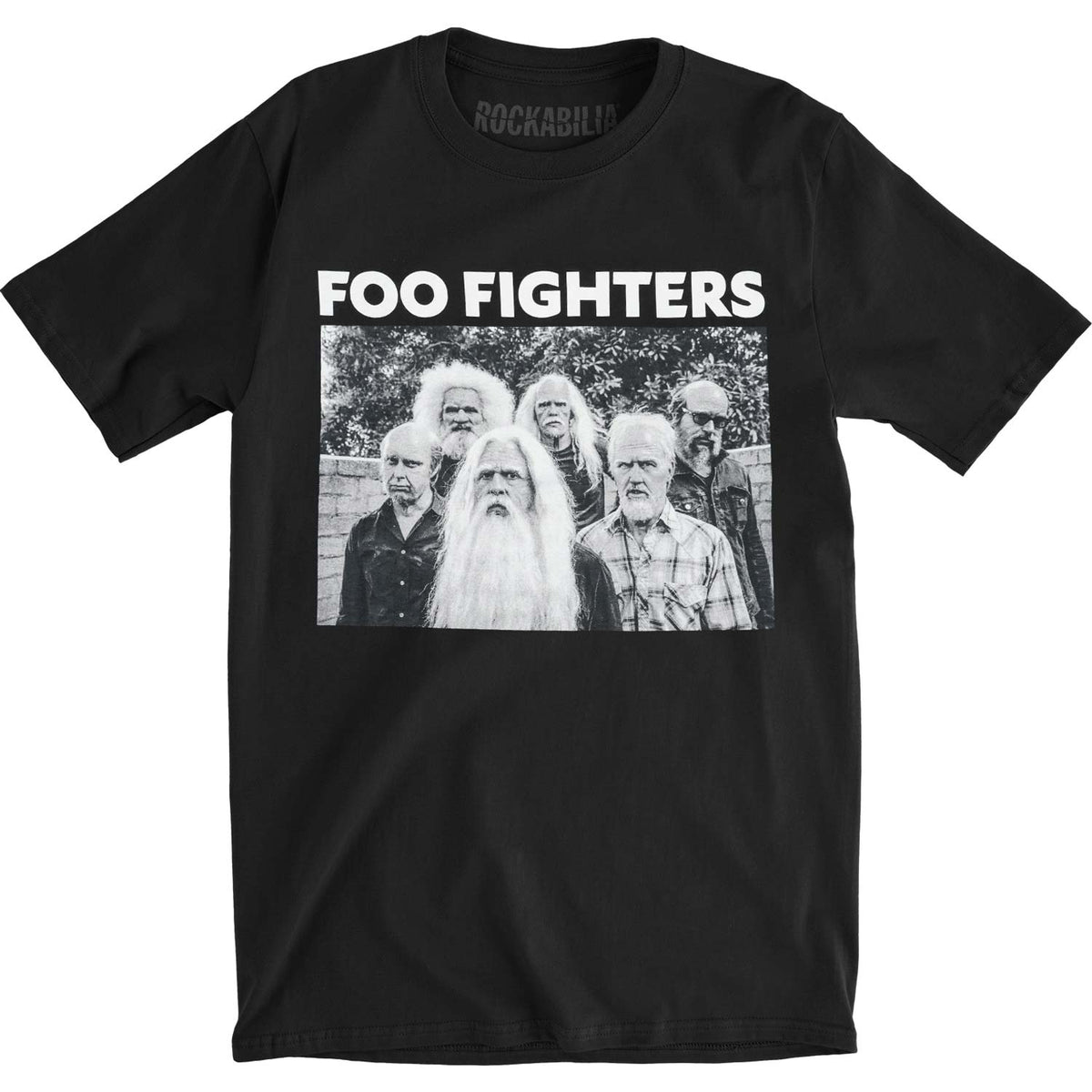 Foo Fighters Old Band Photo Slim Fit T-shirt Front