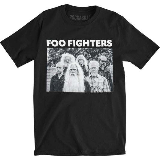 Foo Fighters Old Band Photo Slim Fit T-shirt Front