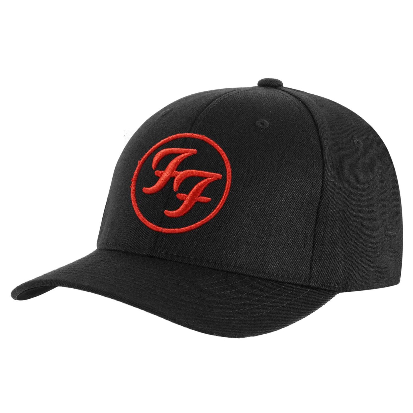 Foo Fighters Red Circle Logo Baseball Cap Front