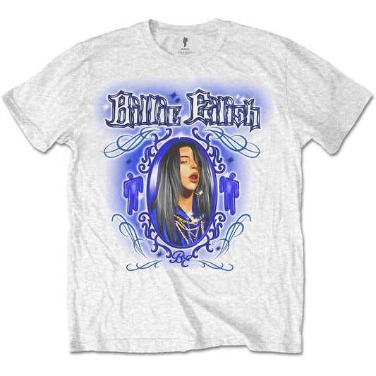 Billie Eilish Airbrush Photo Childrens T-shirt Front