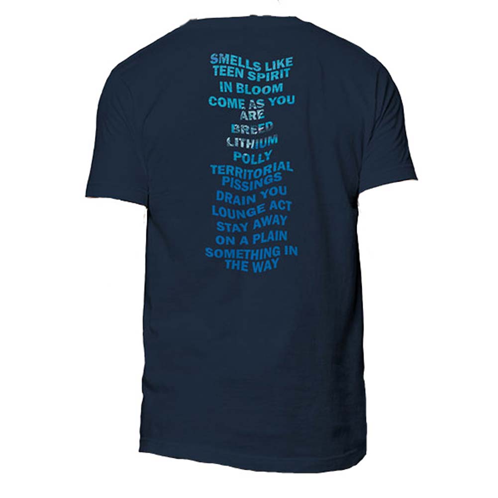 Nirvana Nevermind (Back Print) Slim Fit T-shirt Back