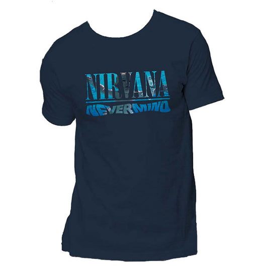 Nirvana Nevermind (Back Print) Slim Fit T-shirt Front