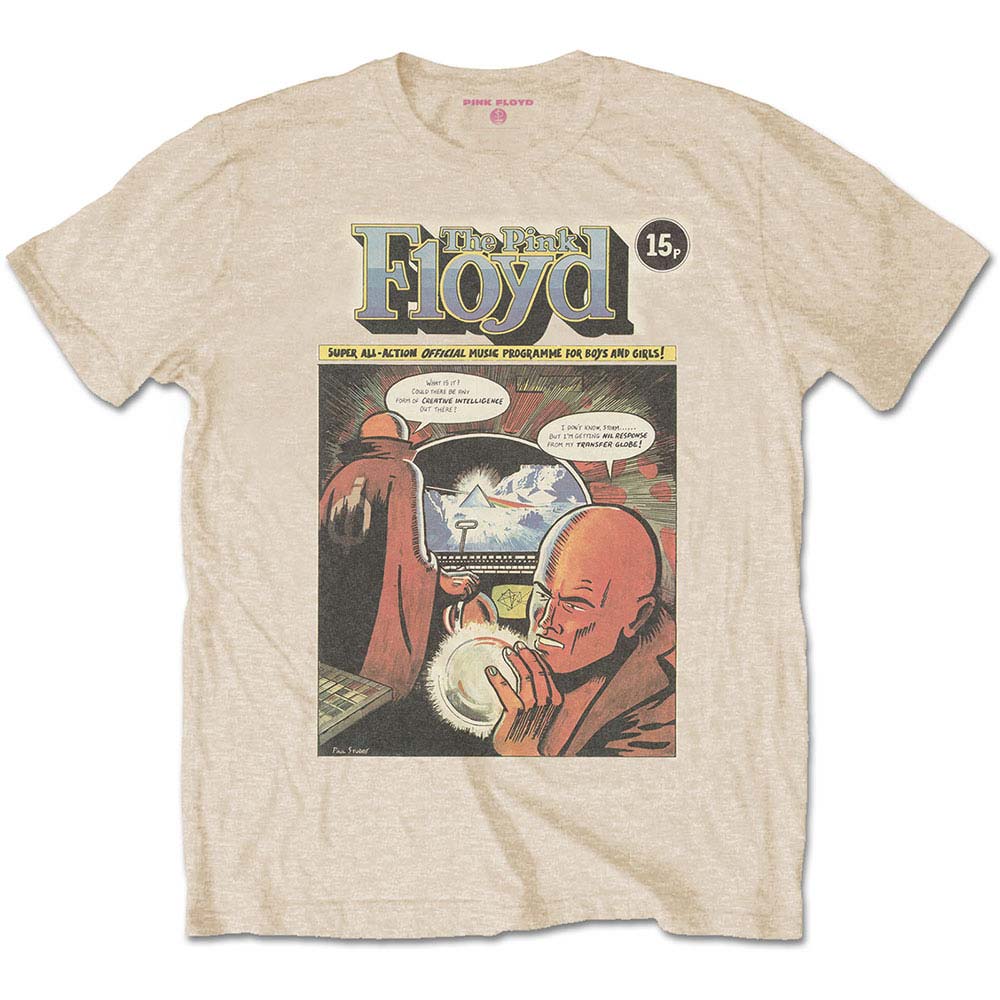 Pink Floyd Comic Slim Fit T-shirt Front