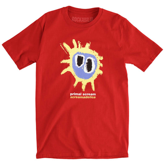 Primal Scream Screamadelica Slim Fit T-shirt Front