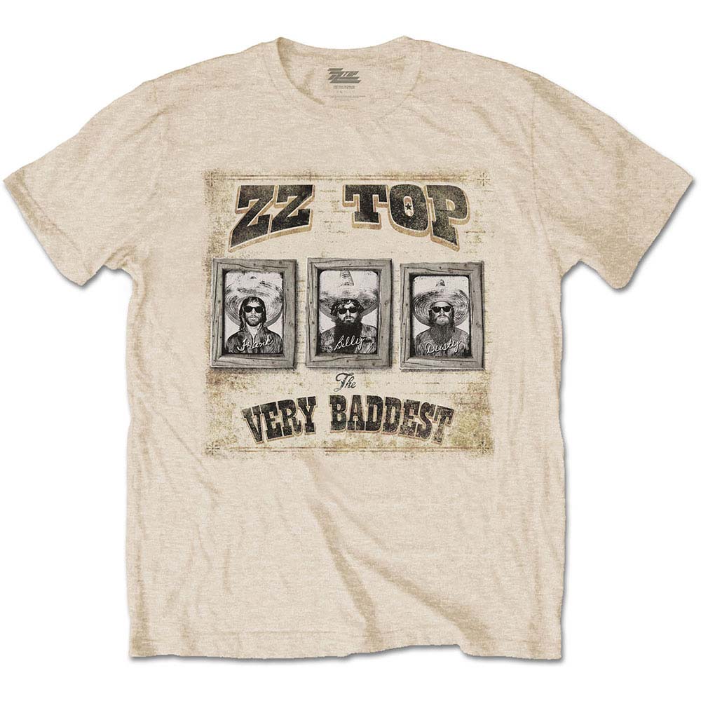 ZZ Top Very Baddest Slim Fit T-shirt Front