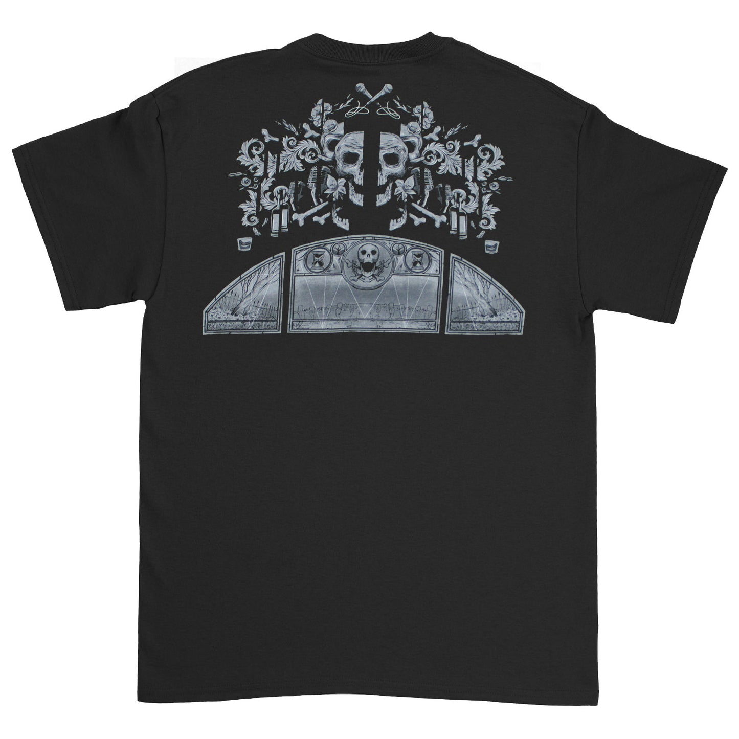 Graveyard (Back Print) Slim Fit T-shirt