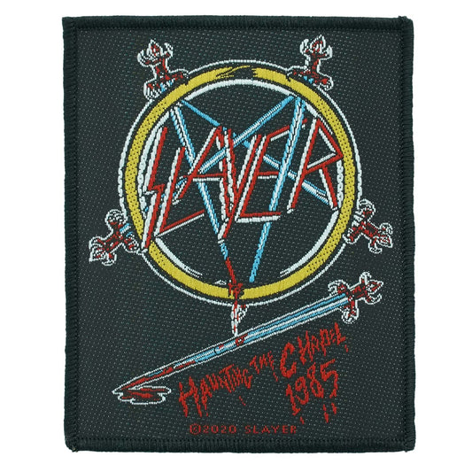 Slayer Haunting The Chapel Woven Patch Front