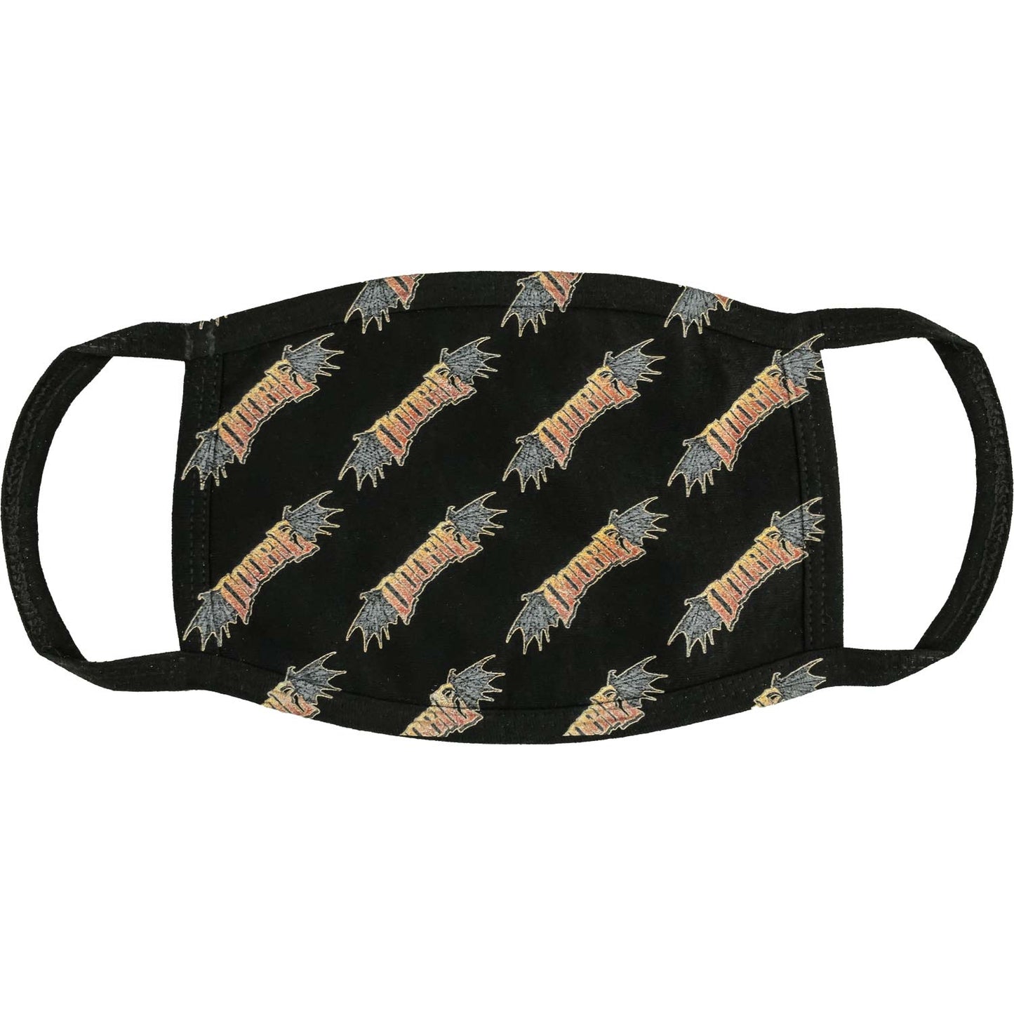 Doobie Horns Logo Wallpaper Face Mask Front