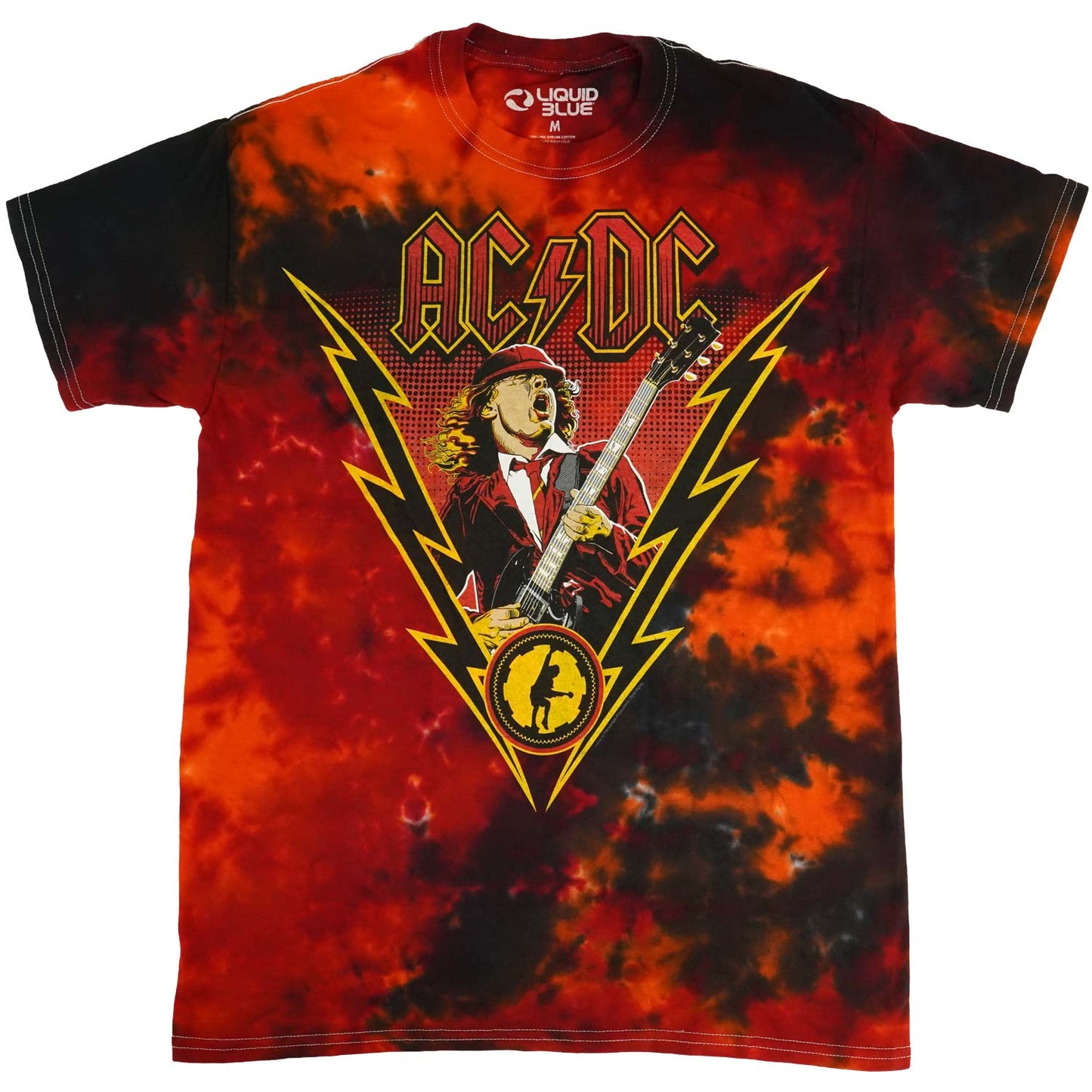 AC/DC Angus Art Tie Dye T-shirt Front