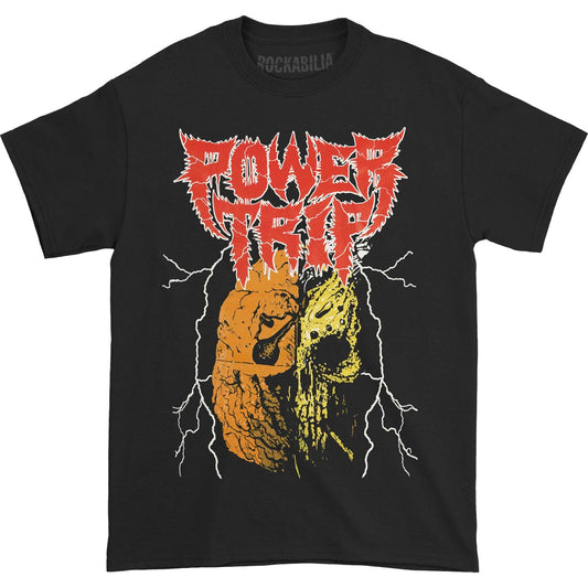 Power Trip Manifest Decimation Skull Shirt Slim Fit T-shirt Front