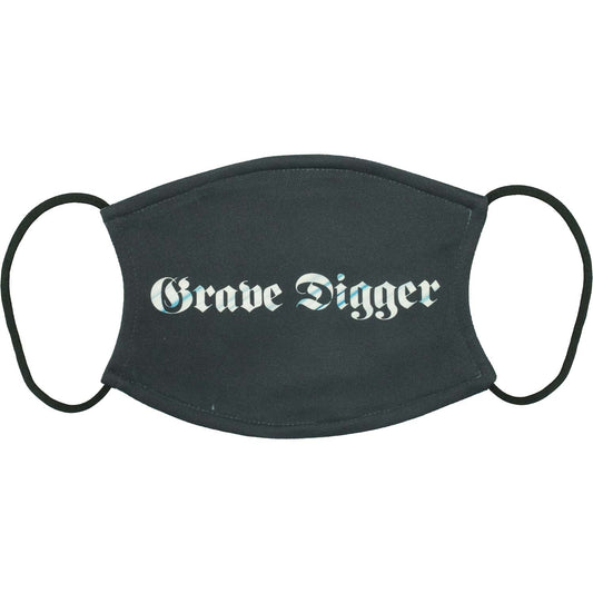 Grave Digger Logo Face Mask Front