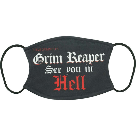 Grim Reaper See you in Hell Face Mask Front
