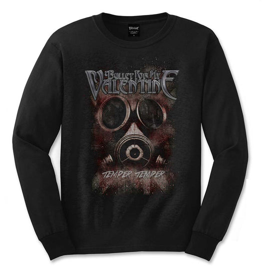 Bullet For My Valentine Temper Temper Gas Mask Long Sleeve Front
