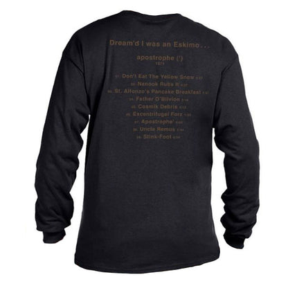 Frank Zappa Apostrophe (Back Print) Long Sleeve Back