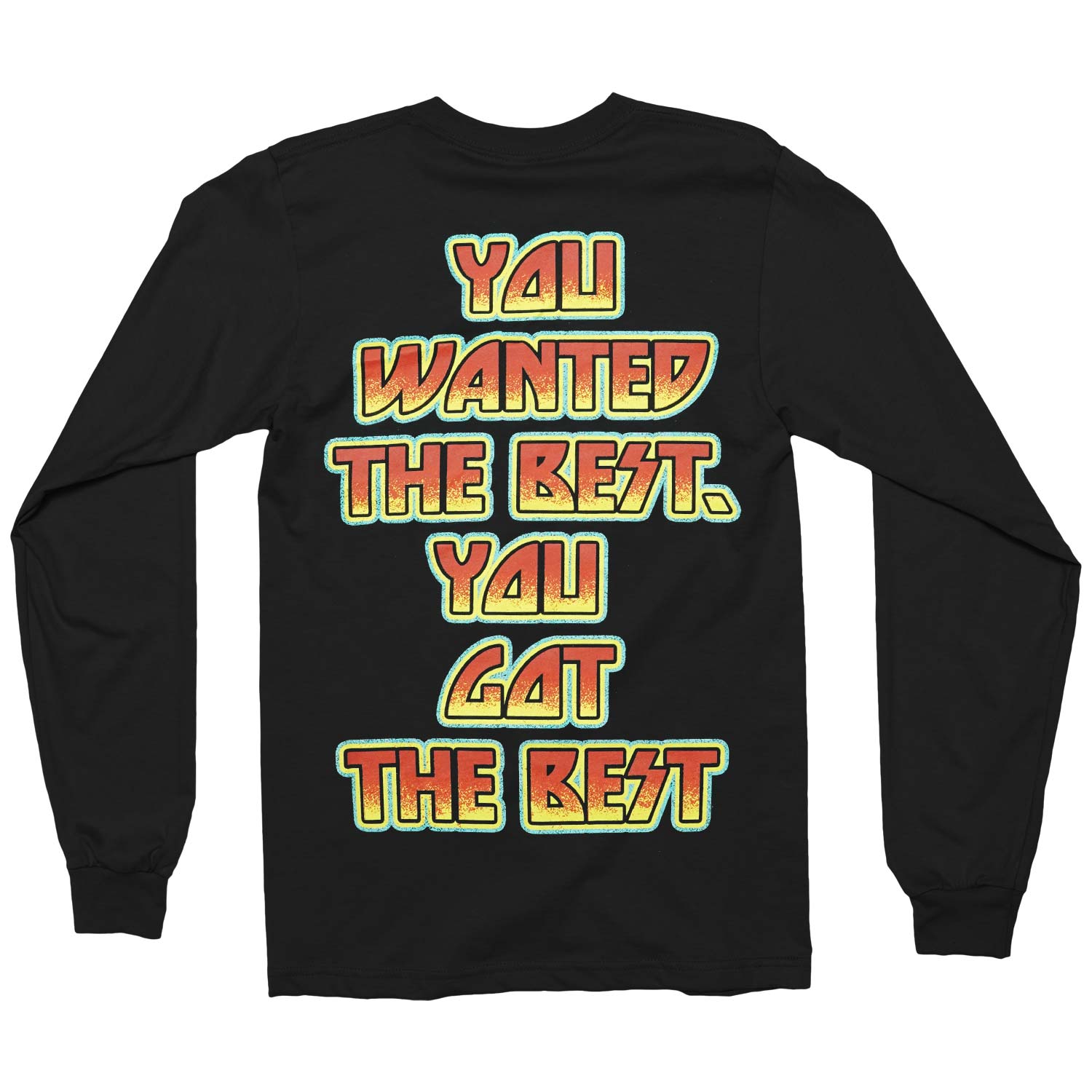KISS You Wanted The Best (Back Print) Long Sleeve Back