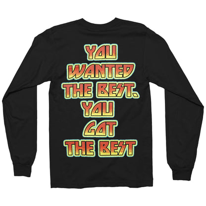KISS You Wanted The Best (Back Print) Long Sleeve Back