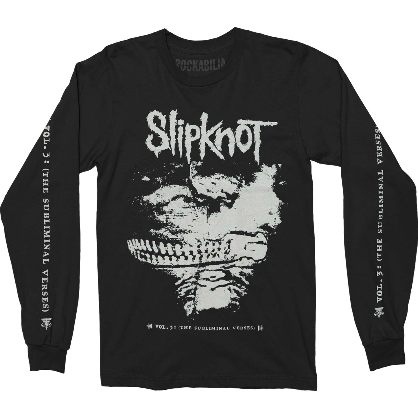 Slipknot Subliminal Verses (Back & Arm Print) Long Sleeve Front