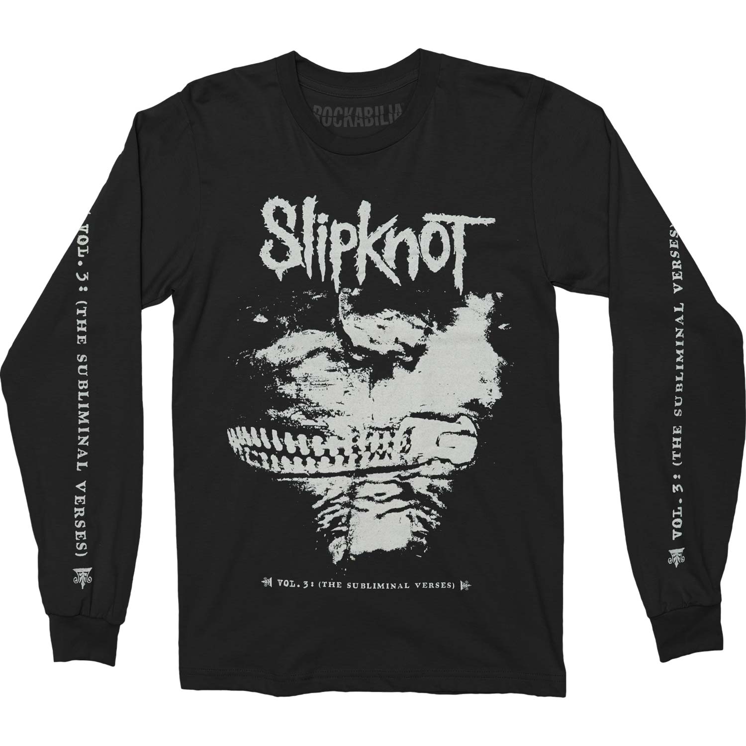 Slipknot Subliminal Verses (Back & Arm Print) Long Sleeve Front