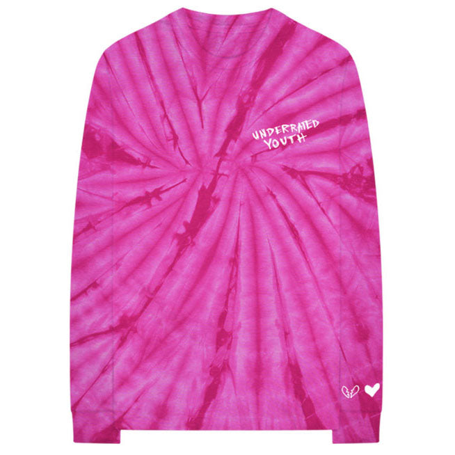 Yungblud Braindead Tye Dye Long Sleeve Front