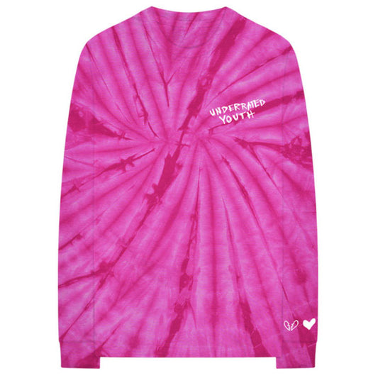Yungblud Braindead Tye Dye Long Sleeve Front