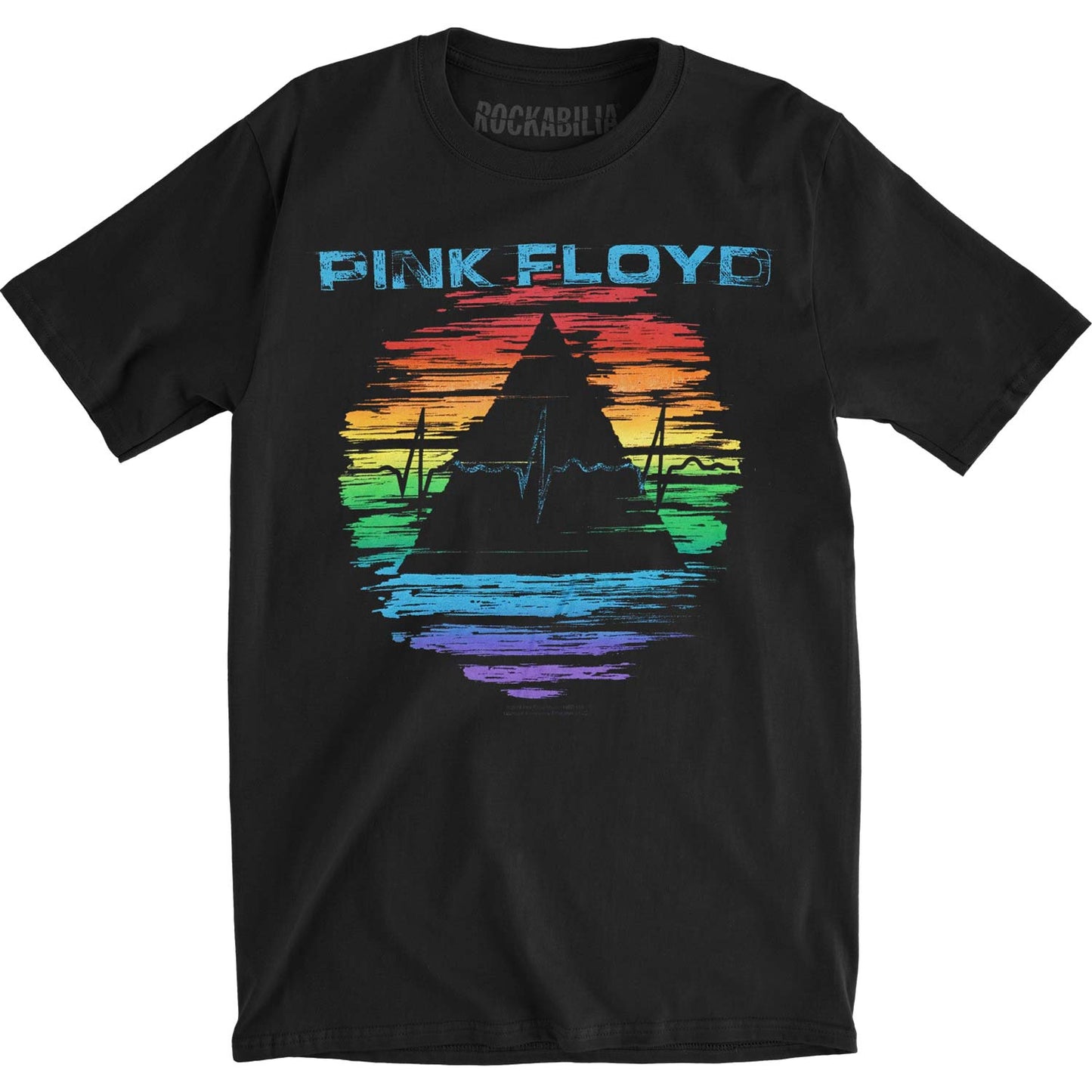 Pink Floyd Racing Around Slim Fit T-shirt Front